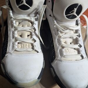 Jordan White and Black Sneakers